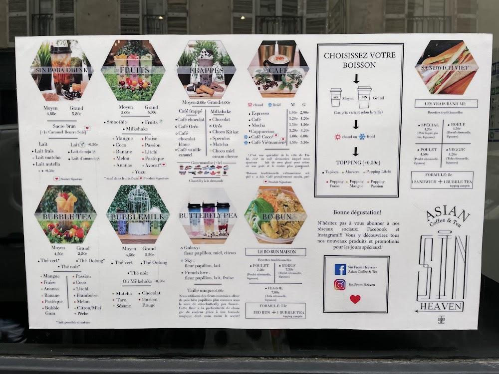 Sin From Heaven (Bubble Tea - Sandwich) - Menu Image 2